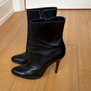 Christian Louboutin Black Heeled Boots